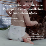 Push-up bleer, str. 6 XXL (fra 15 kg) - 1 pose med 21 stykker - Ingen skadelige stoffer, miljøvenlig, ultraflade, til natbrug - Fremstillet i Danmark