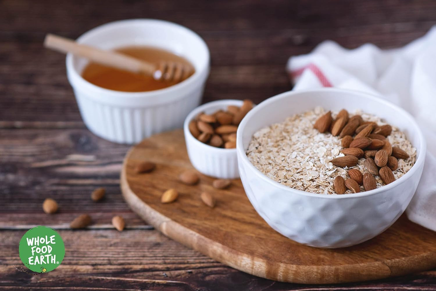 Wholefood Jordhavregryn 2 kg | Ikke-GMO | Rig på fibre