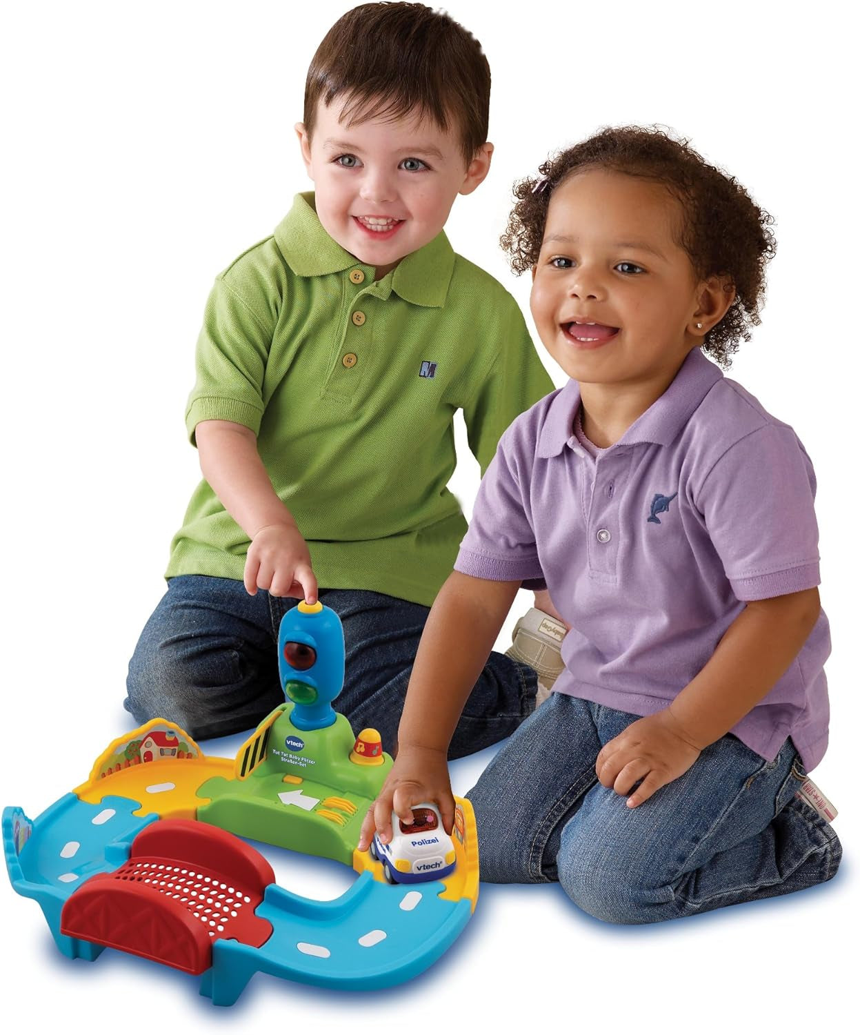 Baby 80-127804 - TUT TUT Baby Speedster - Vejsæt & 80-517004 TUT TUT Baby Speedster Ambulancelegetøj til børn, flerfarvet Bebe Toys Naty Shop