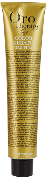 Fanola Oro Therapy Color Keratin 5.0 100ml Hårfarve Naty Shop 11 Super Blond Platinum