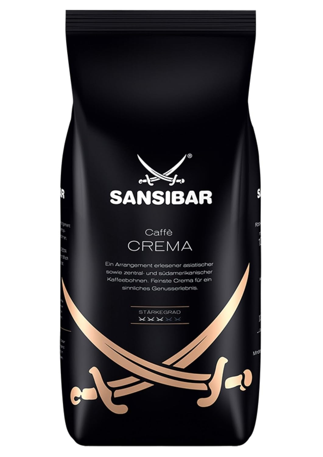 Hele kaffebønner Caffè Crema, 1 kg, 1 pakke (1 x 1 kg)
