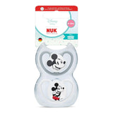 NUK Perfect Match luftsutter til babyer | 6-18 måneder | Ortodontiske sutter, der fremmer luftcirkulationen og forhindrer udslæt forårsaget af spyt | 95 % accept af babyer** | Disney Mickey Mouse | Pakke med 2