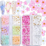 GZMAYUEN 920 stk Guld Sølv Flatback Perlen Für Nägel, Halbrunde Weiße Beige Nail Perlen, Kleine Halbrunde Flatback Perlen Für DIY Nail Art Decor