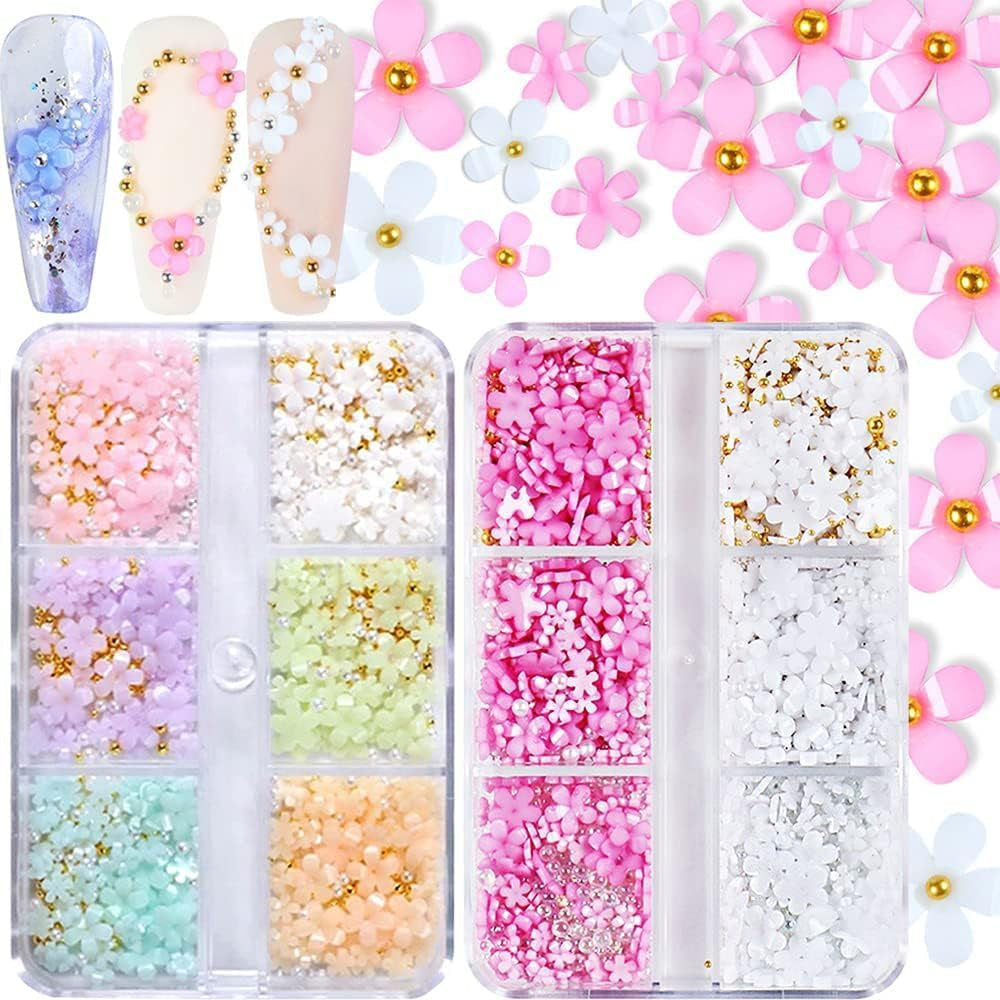 GZMAYUEN 920 stk Guld Sølv Flatback Perlen Für Nägel, Halbrunde Weiße Beige Nail Perlen, Kleine Halbrunde Flatback Perlen Für DIY Nail Art Decor