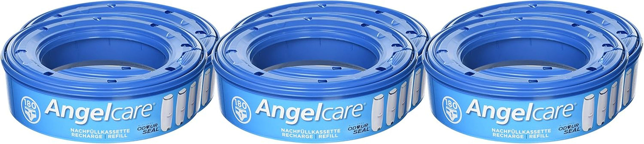 2320 Plus 2017 Refill Box (6-pack) og Pampers Harmony Aqua Baby Wet Wipes Box, 720 Wipes (15 x 48), skånsom hudbeskyttelse med 99 % vand