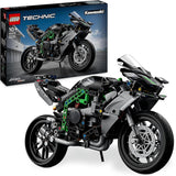 LEGO Technic Kawasaki Ninja H2R Motorcykel, Børn og voksne Fødselsdagsgave, Pynt, Legetøj, Model til drenge og piger fra 10 år+ 42170 Byggesæt Besuche den LEGO-Store Single