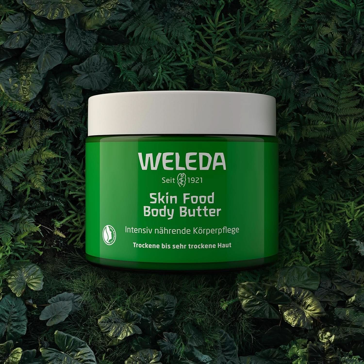 WELEDA Organic Skin Food Body Butter, Unisex kropsplejecreme til pleje af tør og ru hud, 150 ml Brusebad og bad Naty Shop