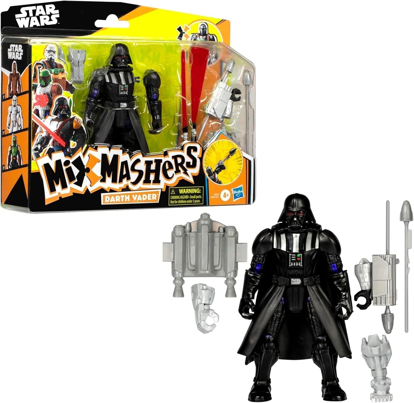 Star Wars Mixmashers Darth Vader, der kan tilpasses Mix-And-Match Deluxe Actionfigur og tilbehør Actionfigurer Naty Shop