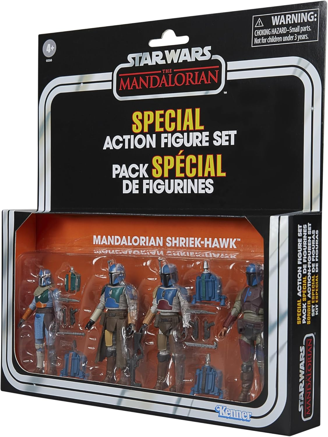 Star Wars Vintage Collection Mandalorian Shriek-Hawk, 4-Pack Mandalorian, skala 9,5 Cm Action Figurer Naty Shop