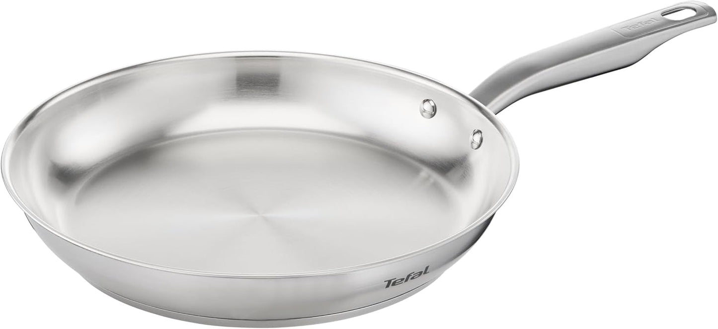TEFAL VIRTUOSO stegepande 28 cm, Rustfrit stål stegepande, induktion Gryder og pander Naty Shop 28 Cm Uden belægning