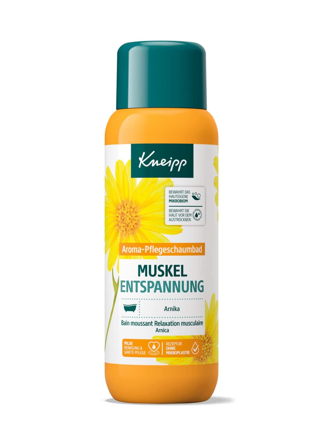 Kneipp Aroma, badetilsætningsstof med arnicaekstrakt og naturlige æteriske olier fra Cabreuva, Rosemary og Pinus arter, 400 ml Naty Shop Rosemary