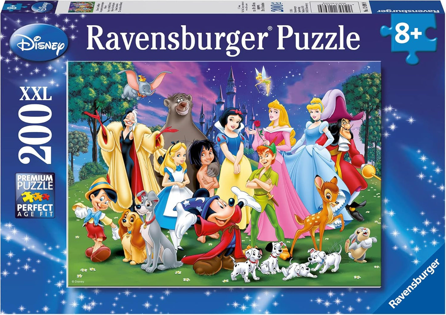 Ravensburger puslespil til børn - 12698 Disney-favoritter - Disney-puslespil til børn over 8 år, med 200 brikker i XXL-format Puslespil Naty Shop Standardtitel