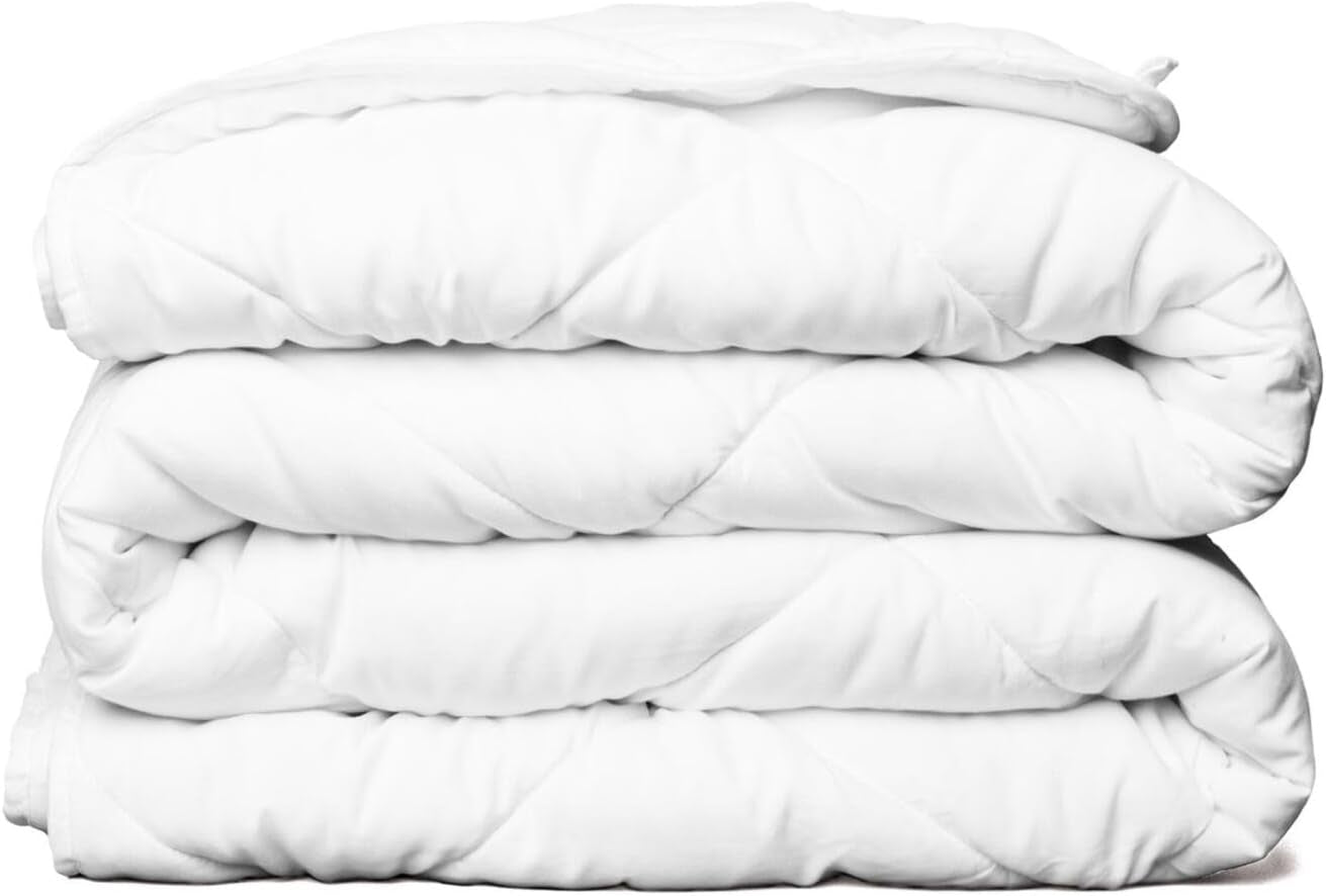 All Seasons Twin/Twin XL Down Reversible Alternativ Dyne - åndbar, ekstra lang, høj kvalitet, blød mikrofiber - Grå dynebetræk Indsats dyner & dyner Naty Shop White Twin/Twin Xl