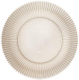 elho Vibes Fold Bowl 25 - Indendørs urtepotter - 100% genbrugsplast - Ø 24,9 x H 12,1 cm - Hvid/Hvid hør