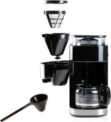 DOMO DO721K "Grind and Brew" espressomaskine - Bean-to-Cup funktion - LCD display - Til malet kaffe eller hele bønner - 1,5 L