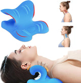 Neck Stretcher 2.0, Cloudy Neck Lefaya Neck Stretcher Ortopædisk test Vinder Neck Stretcher for at lindre nakkesmerter Premium Nakkepukkel Neck Cloud korrigerer kropsholdning (blå) Cervikal ortopædiske puder Naty Shop Standardtitel