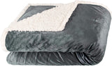 Aqua-Textil Fluffy kæletæppe 150 X 200 Cm Grå Hvid Meleret Plys TV Tæppe Sengetæppe Sherpa Fleece Oeko-Tex Ottawa Senge og Tæpper Besuche den aqua-textil-Store Grå Hvid Nicki Komfortabelt tæppe 150 X 200 Cm