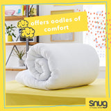 Just Right Snug Dyne, 10,5 tom, hulfiber, hvid, dobbeltseng Dyner og dyner Naty Shop