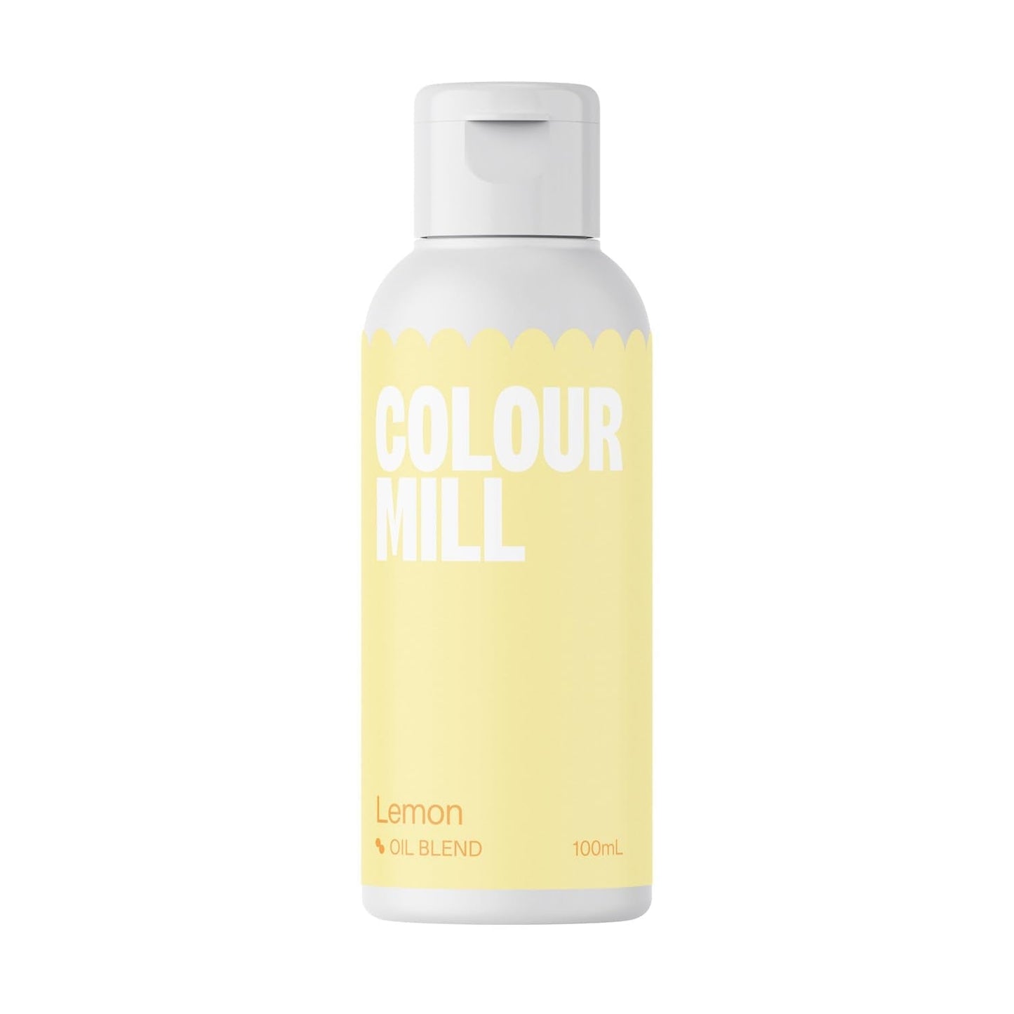 Color Mill citronoliebaseret madfarve - Madfarve til chokolade, fondant, muffins, kager, bagning, makroner - Madfarve til dekoration af kager - 100 ml