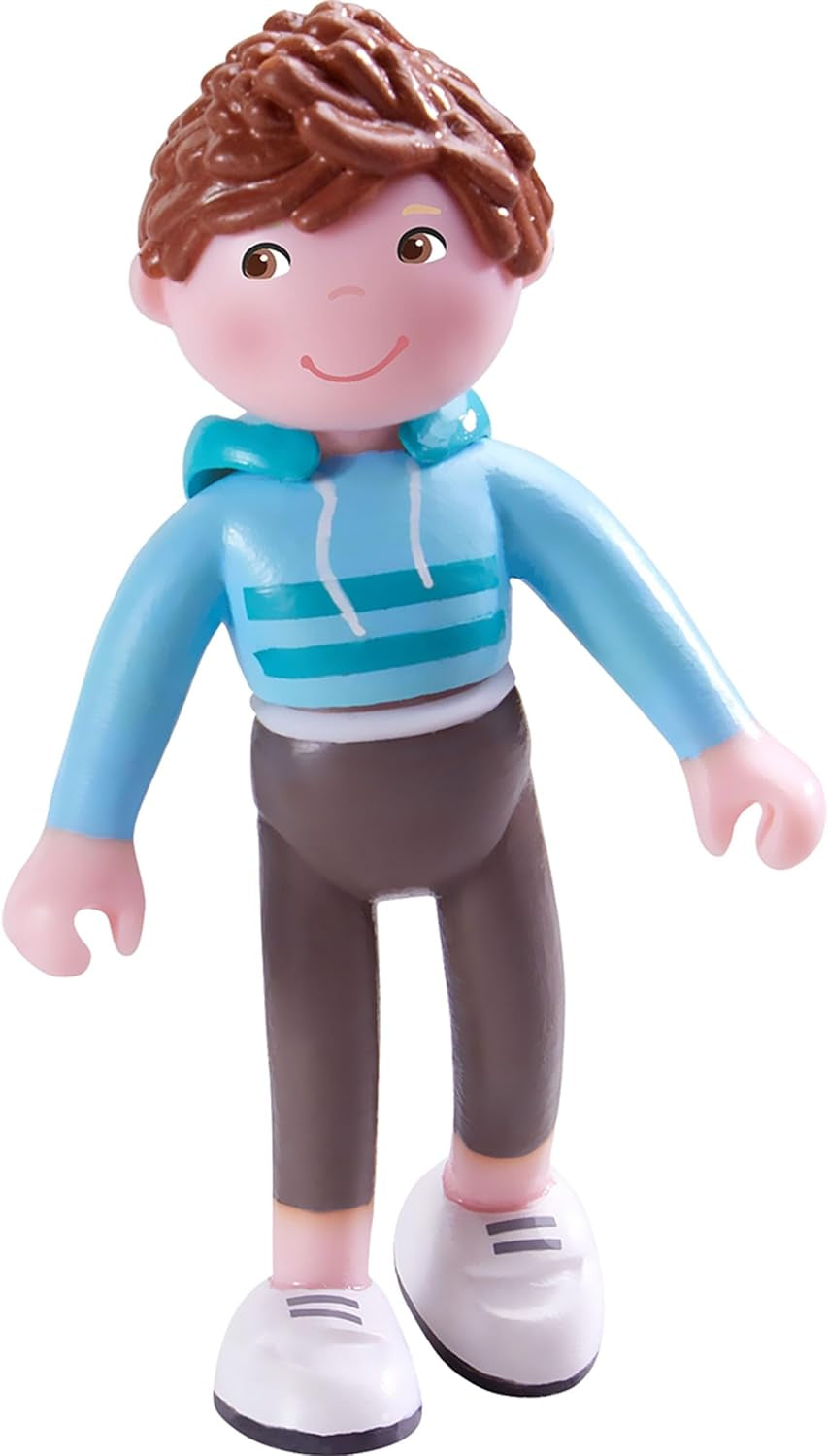 HABA 306170 - Little Friends Emil, Fleksible dukker og dyr fra 3 år, farverige
