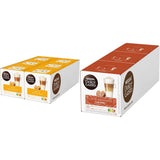 Latte Macchiato | 96 Kaffeekapseln & Latte Macchiato Caramel | 48 Kaffeekapseln | Arabica Robusta blanding | Feines Caramell Aroma og Leckerer Milchschaum