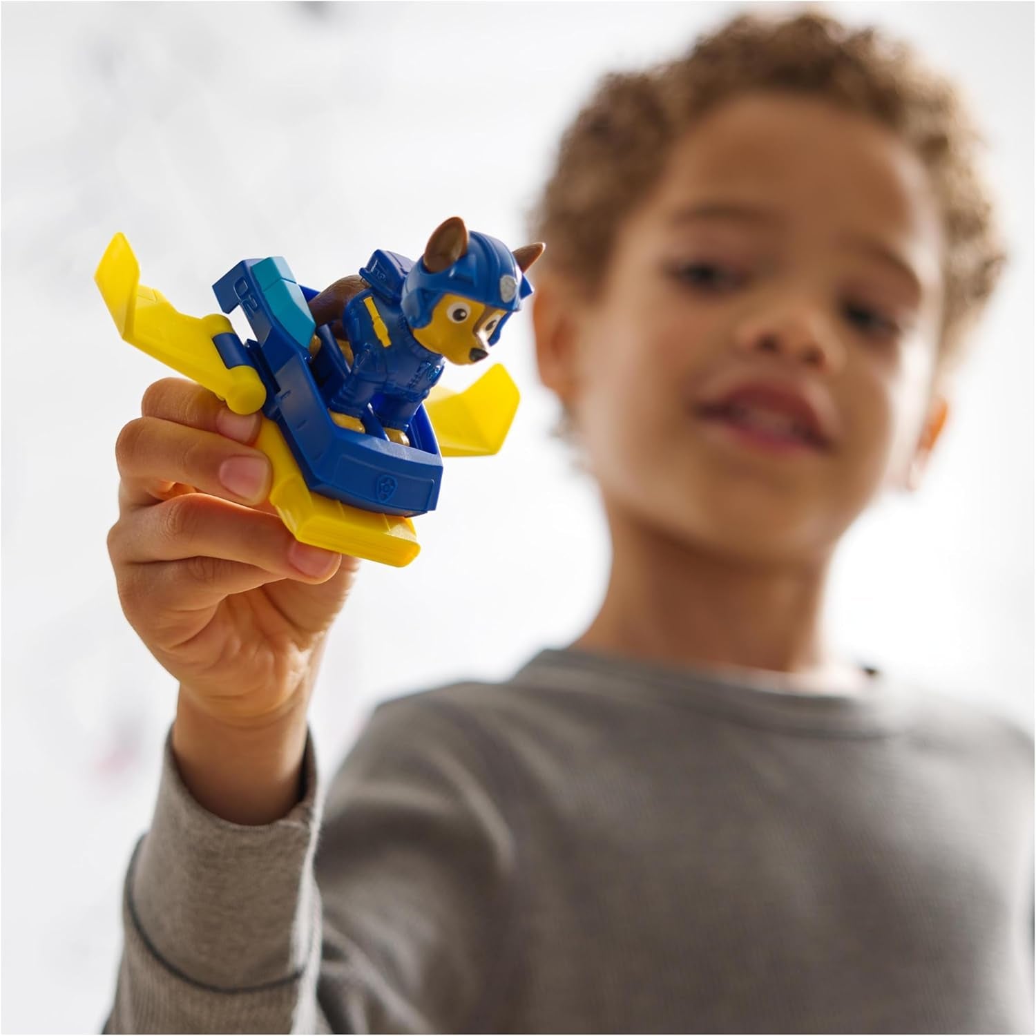 PAW PATROL Chase Action Pup Mini redningsfly legesæt med foldevinger Legetøj til børn 3 år gamle actionfigurer Naty Shop