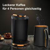 Tyrkisk kaffebar Inca | Türk Kahve Maskiner | 250 ml (1-4 kopper) | 400W | IKM-01 | Beskyttelse mod spild og kogning uden vand | Varmeplade i rustfrit stål | Automatisk nedlukning | Til en perfekt tyrkisk kaffe
