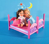 Simba 108178046 105733847 - Evi Love 2 etagers seng / med to Evi-dukker / med køjeseng / inklusive tilbehør / påklædningsdukke / 12 cm, til børn fra 3 år og derover