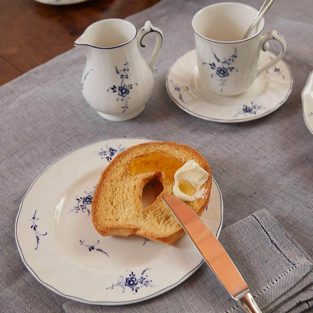 Villeroy & Boch Vieux Luxembourg Mælkekrus, 300 ml, Premium Porcelæn, Hvid/Blå, 1023410760, Flerfarvet