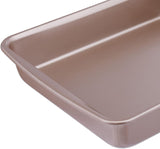 Relaxdays bradepande, non-stick, 4 liter, kulstål, brune Forme og bageplader Naty Shop