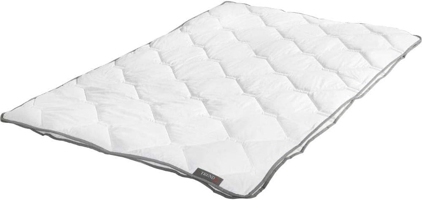 Badenia Trendline mikrokogebestandig, letvægtsdyne til sommer, maskinvaskbar op til 95 grader, 135 x 200 cm, Oeko-Tex-certificeret, fremstillet i Tyskland Quilts og dyner Naty Shop 155 X 220 4-sæsonsdyne