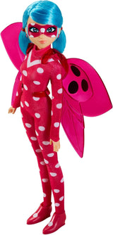 Bandai - Miraculous Mariehøne - Dukke Marinette Farveskift Overraskelse - Miraculous Jointed Dukke, 26 Cm + 3 overraskelser - Tilfældig model - P50390 Dolls Naty Shop Cosmobug