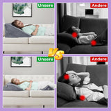 Højdensitetsskum justerbar fjerpude, ergonomisk rygpude til seng og sofa, anti-reflux læsepude til at sove, lege, se tv (tung)