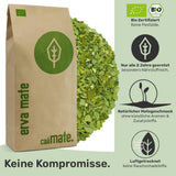 Mate te smagesæt ● 4 varianter af økologisk Mate te ● 100 g hver Erva Mate + Yerba Mate + Green Mate te + Roasted Mate te