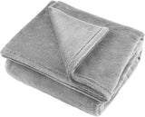 Teesa fleece tæppe 200X220 cm grå TSA8902-1 Teesa senge og tæpper
