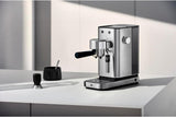 WMF Lumero espressomaskine, portafilter, 1400 watt, portafilter, 3 indsatser, til 1-2 espressokopper, inklusive til kapsler, 15 bar, kopholder, mælkeskummer, mat rustfrit stål