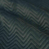 Gardinbokspude Pyntepude Lxb 45X45 Cm Grøn Jacquard "Greta" med sildebensdesign Let vedligeholdende lynlåslukning Blødt fyld 320G - Forskellige farver, 2023510 Rejsepuder Naty Shop