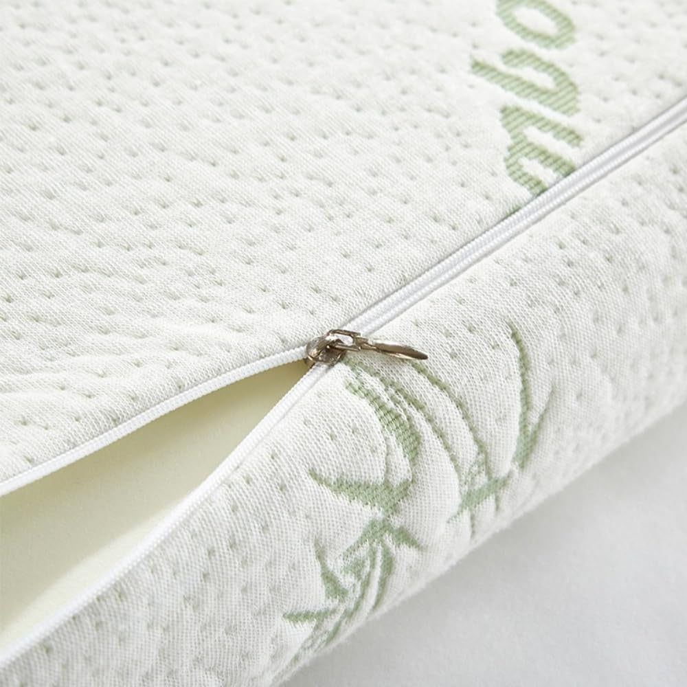 Ortopædisk Memory Foam Nakkestøttepude - Ergonomisk pude, Anti-snorkepude til side-, mave- og rygsover, pude, 60 cm x 40 cm x 12 cm cervikal ortopædiske puder Naty Shop