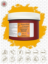Sugarflair madfarve til pasta, egyptisk appelsin, madfarve til pasta, fondant og marcipan, spektrale koncentrerede farver - 400 g