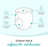 LILLYDOO Hudvenlige Bukser Størrelse 5 (12-17 kg) Månedlig æske (105 stk.)