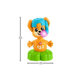 Fisher-Price Sync Squad ræve bordlegetøj, legetøj til babyer og småbørn med musik og interaktive lys, fra 9 måneder, fransk version, HYK94 Jucarii Bebe Naty Shop