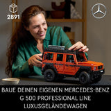 LEGO Technic Mercedes-Benz G 500 Professional Line, G-klasse bilmodelbyggesæt, Voksengave, Luksus terrængående køretøjssæt, Mercedes samleobjekt, Legetøjsbil 42177 Byggesæt Besuche den LEGO-Store
