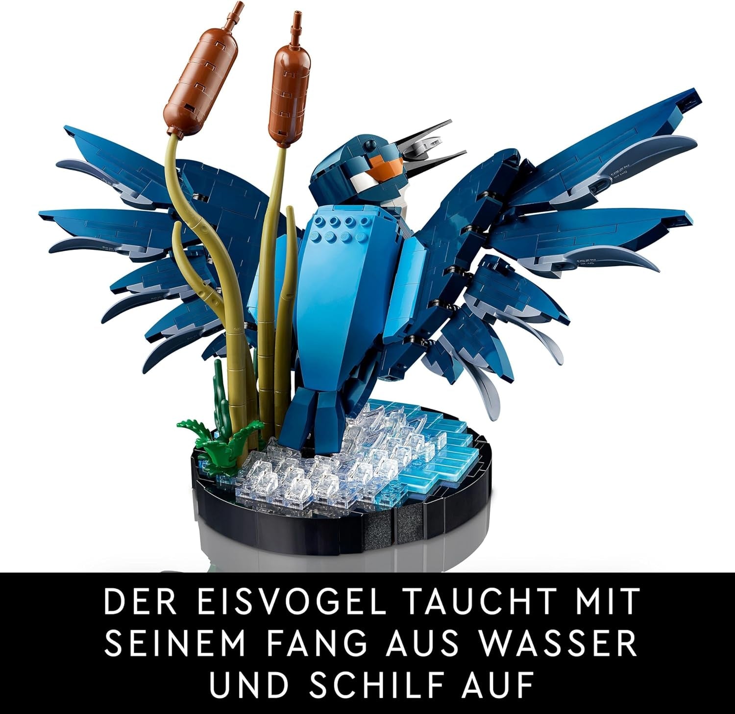 LEGO Icons Kingfisher Modelbyggesæt til voksne, Fuglefigur til stue eller kontor, Dekorationer til hjemmet og kontoret, Gave til fugleelskere og ornitologer, Kvinder og Mænd 10331 Byggesæt Besuche den LEGO-Store