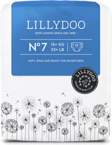 LILLYDOO Babybleer Hudvenlig - Størrelse 3 (6-10 kg), 29 stykker, pålidelig lækagebeskyttelse, blød, parfumefri og lotionfri til følsom hud, dermatologisk testet