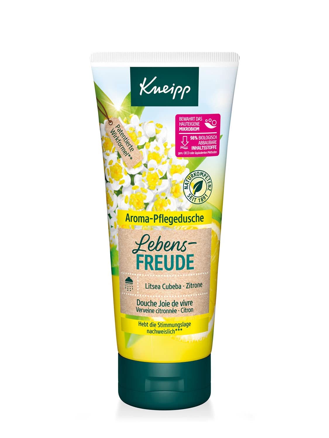 Kneipp Aroma, fugtgivende shower gel, 200 ml Brusebad og bad Naty Shop 200 ml