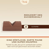 Venchi - Chokoladebarer med mælk og hasselnødder - 70% sukker - Praliner med BGB Piemonte hele hasselnødder, 1 kg - Glutenfri
