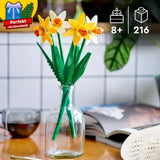 Påskeliljer LEGO Botanicals - Påskegaver til piger og drenge - Kunstige blomster til børn - Blomsterbuket som dekoration til værelse eller kontor - Gave til kvinder - 40747 Byggesæt Besuche den LEGO-Store