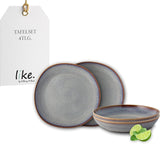 Lave beige bordsæt fra Villeroy & Boch, 4 stk., ca.