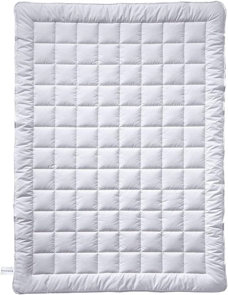 Billerbeck Vanessa Superlight quilt - sommerdyne - 155 X 220 Cm - bomuldsdyne, kølende quilt, let sommerdyne - 100% bomuld, hvid Dyner og dyner Naty Shop 155X220 Cm Sommerlys