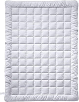 Billerbeck Jasmin Superlight quilt - sommerdyne - 155 X 220 Cm - bomuldsdyne, kølende quilt - 90% viskose (bambus) 10% polyester (airsoft), hvid Dyner og dyner Naty Shop Standard titel
